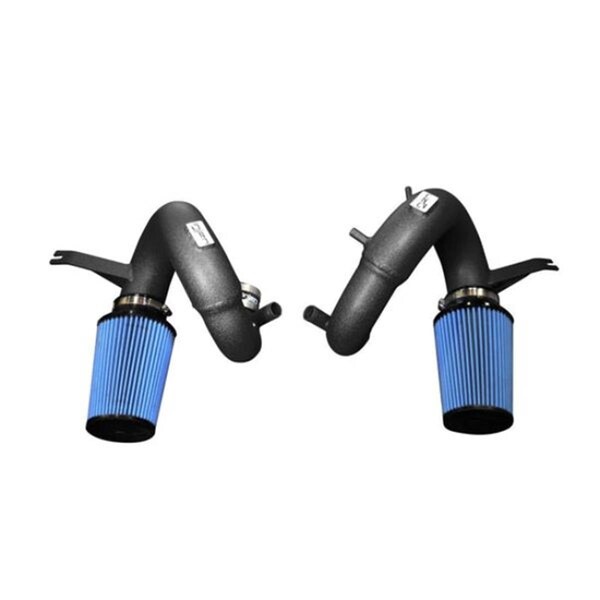 Injen Wrinkle Black Short Ram Air Intake for 2018-2020 Kia Stinger 3.3L Twin Turbo SP1350WB - main